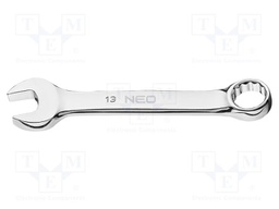 Wrench; combination spanner; 13mm; Chrom-vanadium steel; L: 109mm