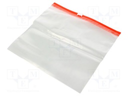 Slider bag; L: 180mm; Width: 200mm; Thick: 70um; transparent; 50pcs.