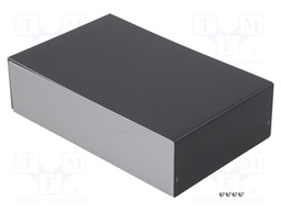 Enclosure: with panel; X: 160mm; Y: 253mm; Z: 69mm; aluminium; silver