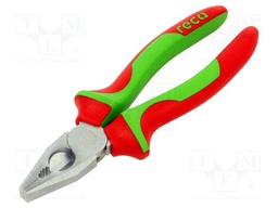 Pliers; insulated,universal; ergonomic two-component handles