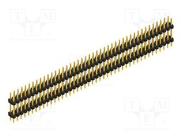 Connector: pin strips; pin header; male; PIN: 86; 2mm; THT; 2x43