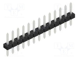 Connector: pin strips; pin header; male; PIN: 13; 2mm; THT; 1x13