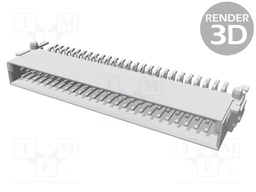 Connector: PCB to PCB; male; PIN: 50; 1.27mm; Series: har-flex; 2.3A