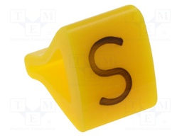 Markers for cables and wires; Label symbol: S; 1.7÷3.5mm; H: 7mm