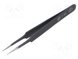 Tweezers; Blade tip shape: sharp; Tweezers len: 110mm; ESD