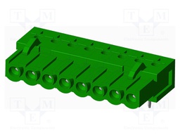 Connector: pluggable terminal block; socket; female; angled 90°