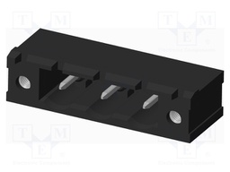Connector: pluggable terminal block; socket; male; on PCBs