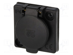 Module: socket AC; 12VAC; 16A; IP44; Application: PFS
