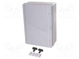 Enclosure: wall mounting; X: 511mm; Y: 711mm; Z: 253mm; ABS; IP65
