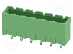 PCB headers, nominal cross section: 2.5 mm?, color: green, n