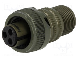 Connector: circular; Series: DS/MS; plug; female; PIN: 3; for cable