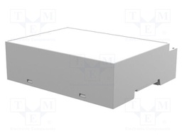 Enclosure: for DIN rail mounting; Y: 90mm; X: 106.2mm; Z: 32mm; grey