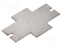 Mounting plate; stainless steel; SSJ1