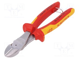 Pliers; insulated,side,cutting; for working at height; 200mm