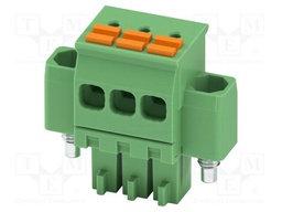 PCB connector, nominal cross section: 1.5 mm2, color: green,