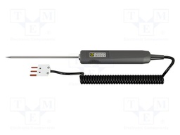 Probe: PT100-type temperature; -100÷600°C; Probe l: 0.13m; Len: 1m