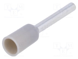 Bootlace ferrule; insulated; copper; Insulation: polyamide; 10mm