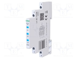 Voltage indicator; 3x230VAC; IP20; for DIN rail mounting