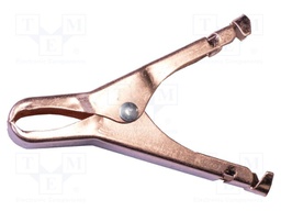 Crocodile clip; 50A; Grip capac: max.28.6mm; Overall len: 98.42mm