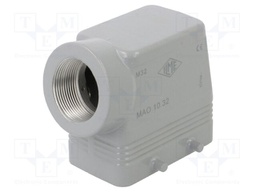 Enclosure: for HDC connectors; C-TYPE; size 57.27; high; M32