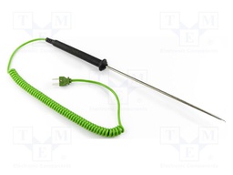 Probe: K-type temperature; -40÷400°C; ±2.2%; <4s