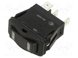 ROCKER; SP3T; Pos: 3; (ON)-OFF-(ON); 16A/12VDC; black; IP67; LED