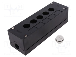 Enclosure: for remote controller; X: 72mm; Y: 224mm; Z: 65mm; black