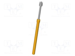Test needle; Operational spring compression: 8mm; 5A; Ø: 2mm; 0.6N