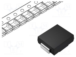 Diode: rectifying; SMD; 600V; 4A; SMC; Ufmax: 1.28V; Ifsm: 125A