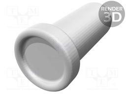 Connector: pin strips; socket; tinned; 6.65mm