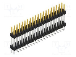Connector: pin strips; pin header; male; PIN: 40; 2.54mm; SMT; 2x20
