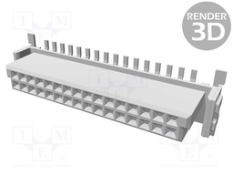 Connector: PCB to PCB; female; PIN: 32; 1.27mm; Series: har-flex