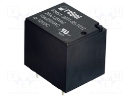 Relay: electromagnetic; SPDT; Ucoil: 12VDC; 10A/250VAC; 10A/30VDC
