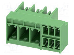 PCB hybrid header, nominal cross section: 6 mm?, color: blac