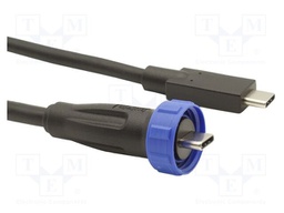 Cable; USB 3.2 Gen 2x2,USB Buccaneer; USB C plug,both sides; 1m