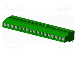 Connector: PCB terminal block; terminal; Plating: tinned; on PCBs