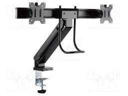 Monitor holder; 6.5kg; 17÷32"; Arm len: 445mm; for two monitors