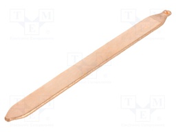 Heat pipe; L: 100mm; Colour: natural; Shape: flat; Finish: plain; 25W
