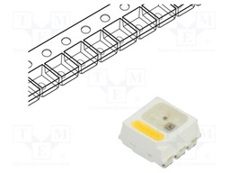 Programmable LED; RGBW; SMD; 3535,PLCC4; 3.5x3.7x1.9mm