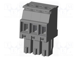 Connector: pluggable terminal block; plug; female; angled 90°