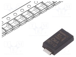 Diode: transil; 600W; 38.7V; 11.3A; unidirectional; ±5%; DO221AC