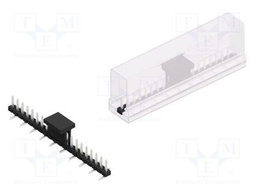 Connector: pin strips; pin header; male; PIN: 20; 2mm; SMT; 1x20