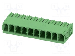 PCB headers, nominal cross section: 6 mm?, color: green, nom