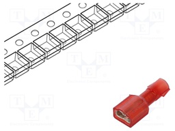 Terminal: flat; 5.2mm; 0.8mm; female; 0.5÷1mm2; crimped; for cable