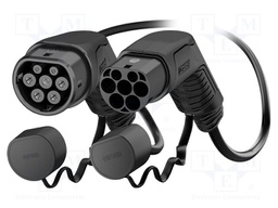 EMobility: cable; 1x0.5mm2,5x1.5mm2; 400VAC; 16.63kW; IP44; 7m; 20A