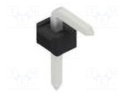 Connector: pin strips; pin header; male; PIN: 1; 2.54mm; THT; 1x1
