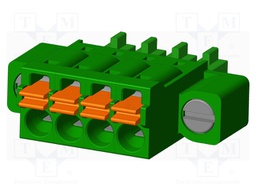 Connector: pluggable terminal block; plug; female; straight; 5.5A