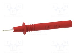 Probe tip; 36A; red; Tip diameter: 2mm; Socket size: 4mm