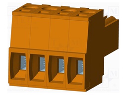 Connector: pluggable terminal block; plug; female; straight; 10A