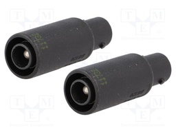 Adapter; BNC socket,banana 4mm socket; Type: insulated; 2pcs.